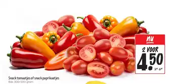 Jumbo Snack tomaatjes of snack paprikaatjes aanbieding