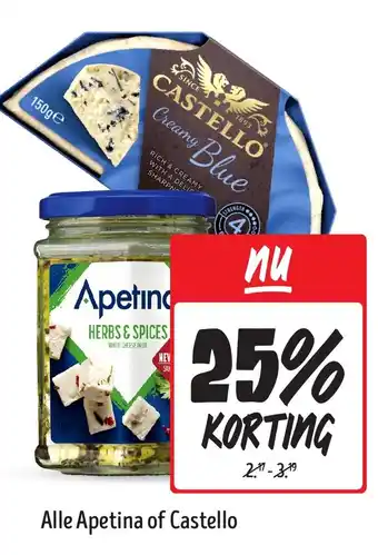 Jumbo Alle Apetina of Castello aanbieding