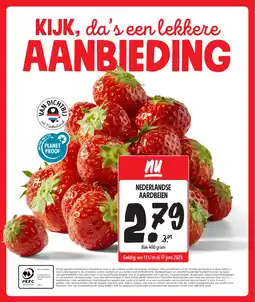 Jumbo Nederlandse aardbeien aanbieding