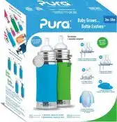 Bol.com Pura starterset - Plasticvrij - 325 ml - Aqua - Groen aanbieding