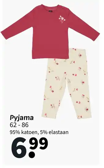 Wibra Pyjama aanbieding