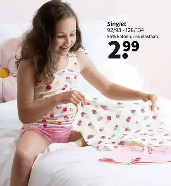 Wibra Singlet aanbieding