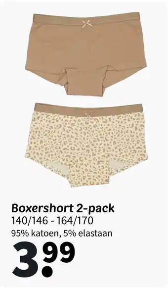 Wibra Boxershort 2 pack aanbieding