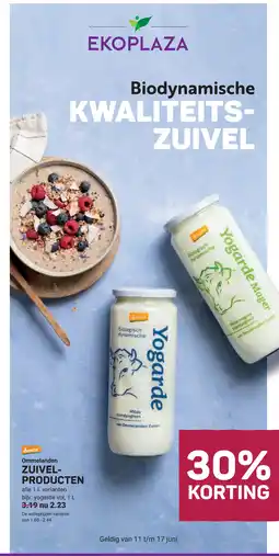 Ekoplaza Ommelanden zuivel producten aanbieding