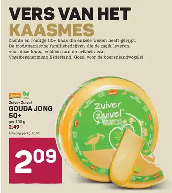 Ekoplaza Zuiver Zuivel Gouda jong 50+ aanbieding