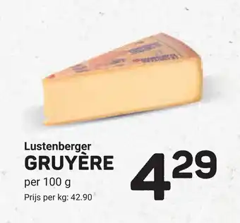 Ekoplaza Lustenberger Gruyère aanbieding