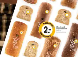 Jumbo Alle hele rond- of boerenbroden aanbieding