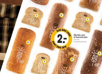 Jumbo Alle hele rond- of boerenbroden aanbieding