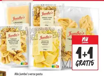 Jumbo Alle Jumbo's verse pasta aanbieding