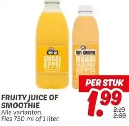 Dekamarkt FRUITY JUICE OF SMOOTHIE aanbieding