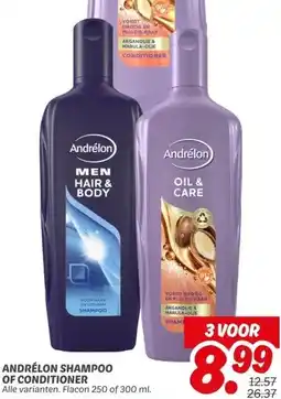 Dekamarkt ANDRÉLON SHAMPOO OF CONDITIONER aanbieding