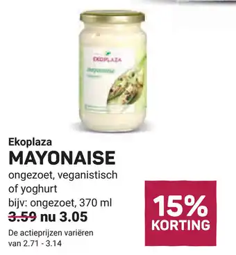 Ekoplaza Ekoplaza Mayonaise aanbieding