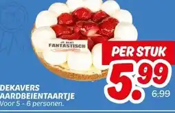 Dekamarkt DEKAVERS AARDBEIENTAARTJE aanbieding