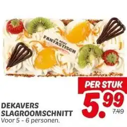 Dekamarkt DEKAVERS SLAGROOMSCHNITT aanbieding