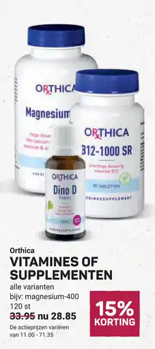 Ekoplaza Orthica Vitamines of supplementen aanbieding
