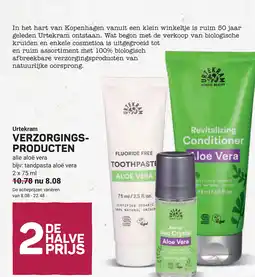 Ekoplaza Urtekram Verzorgings producten aanbieding