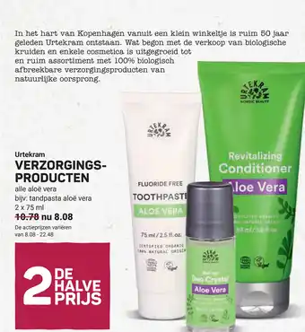 Ekoplaza Urtekram Verzorgings producten aanbieding