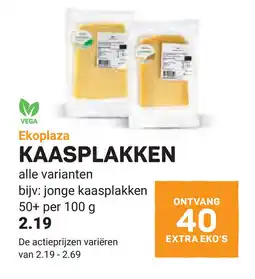 Ekoplaza Ekoplaza Kaasplakken aanbieding