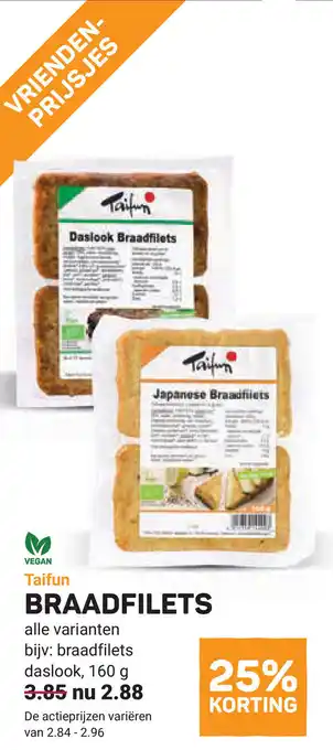 Ekoplaza Taifun Braadfilets aanbieding