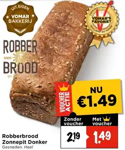 Vomar Voordeelmarkt Robberbrood Zonnepit Donker aanbieding