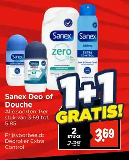 Vomar Voordeelmarkt Sanex Deo of Douche aanbieding