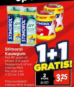 Vomar Voordeelmarkt Stimorol Kauwgum aanbieding