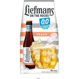 Albert Heijn Liefmans Peach 0.0 4-pack aanbieding