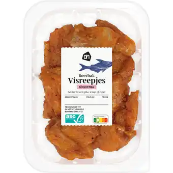 Albert Heijn AH Roerbak visreepjes shoarma aanbieding