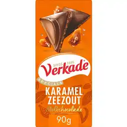 Albert Heijn Verkade Specials karamel zeezout melkchocolade aanbieding
