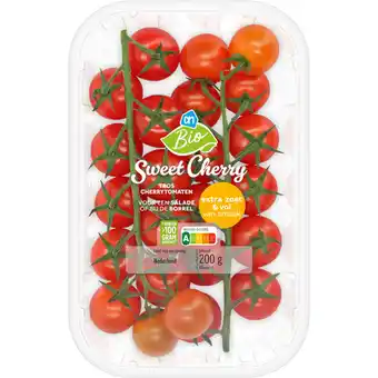 Albert Heijn AH Biologisch Sweet cherry trostomaten aanbieding