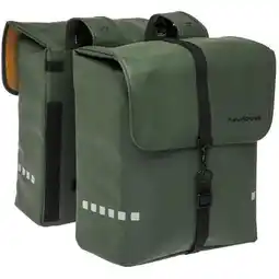 ANWB New Looxs Dubbele Fietstas Odense Double 39 L Groen aanbieding