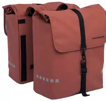 ANWB New Looxs Dubbele Fietstas Odense Double 39 L Bruin aanbieding