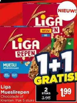 Vomar Voordeelmarkt Liga Mueslirepen aanbieding