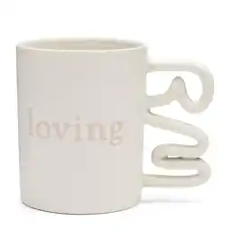 Douglas Rivièra Maison RM Loving Mok, O06 - Off White, S67 - Stoneware, 8.5 x 10.5 x 13 cm aanbieding