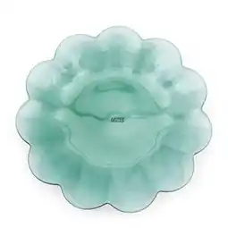 Douglas Rivièra Maison Prachtige Ronde Schaal in G03 - Groen van Glas met een Hoogte van 2 cm aanbieding