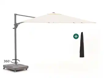 Kees Smit Shadowline Francisco zweefparasol 300x300cm aanbieding