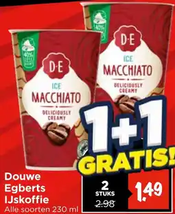 Vomar Voordeelmarkt Douwe Egberts IJskoffie aanbieding
