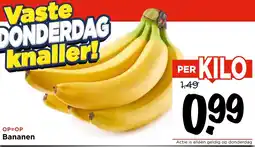 Vomar Voordeelmarkt Bananen aanbieding