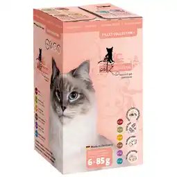 Zooplus 6x85g s Fillets catz finefood Kattenvoer aanbieding