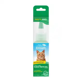 Zooplus Voordeelpakket: 2x59ml Fresh Breath Clean Teeth tandpasta voor katten aanbieding