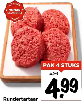 Vomar Voordeelmarkt Rundertartaar aanbieding
