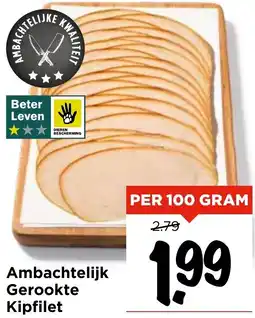 Vomar Voordeelmarkt Ambachtelijk Gerookte Kipfilet aanbieding