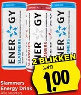 Vomar Voordeelmarkt Slammers Energy Drink aanbieding