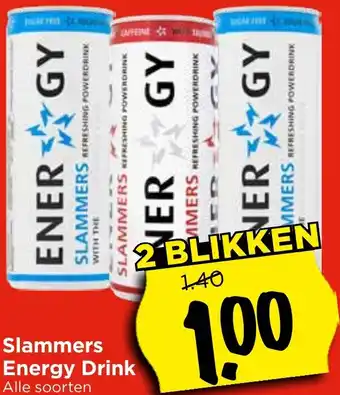 Vomar Voordeelmarkt Slammers Energy Drink aanbieding