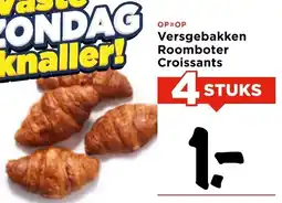 Vomar Voordeelmarkt Versgebakken Roomboter Croissants aanbieding