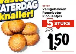 Vomar Voordeelmarkt Versgebakken Roomboter Picolientjes aanbieding
