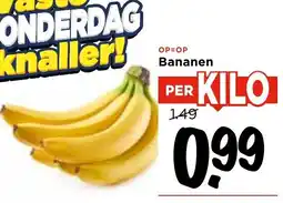 Vomar Voordeelmarkt Bananen aanbieding
