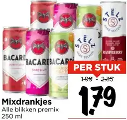 Vomar Voordeelmarkt Mixdrankjes aanbieding