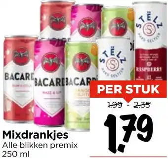 Vomar Voordeelmarkt Mixdrankjes aanbieding