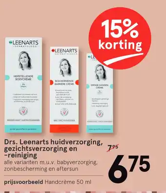 Etos Drs. Leenarts huidverzorging, gezichtsverzorging en -reiniging 50ml aanbieding